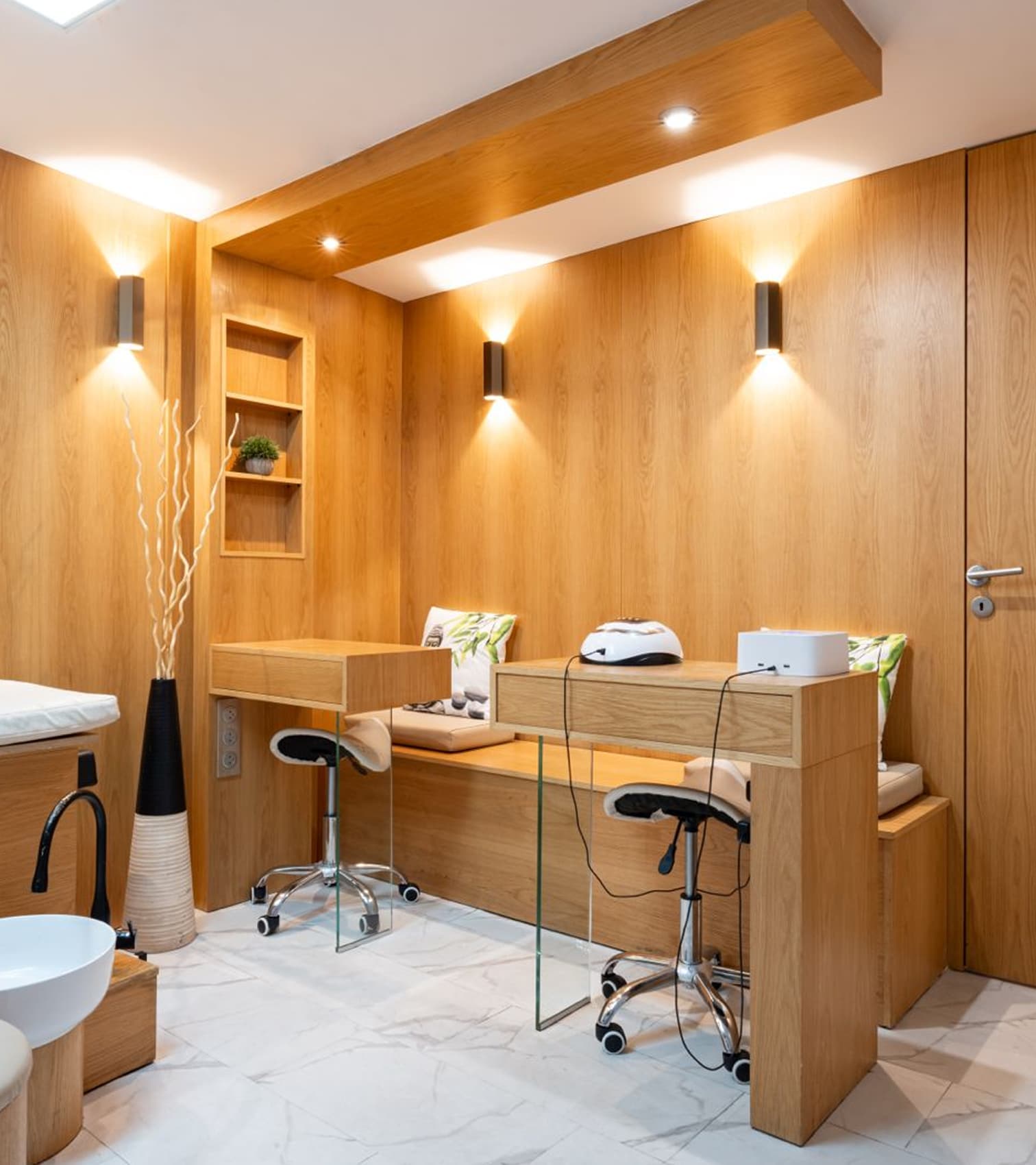 Espace soin chaleureux de l'institut BCBG à Paris 15